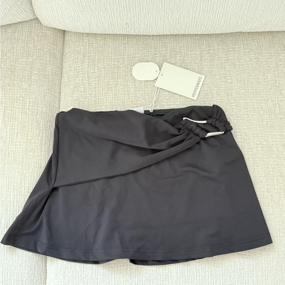 NWT - black mini skirt set and halter top from Peppermayo - Picture 7 of 9